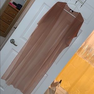 Nude ombré kimono/coverup